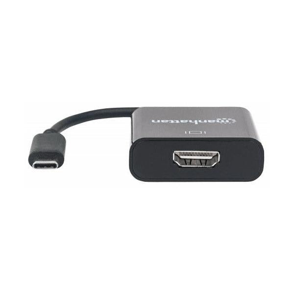 Manhattan Adaptador USB-C 3.1 Macho - HDMI Hembra, Negro