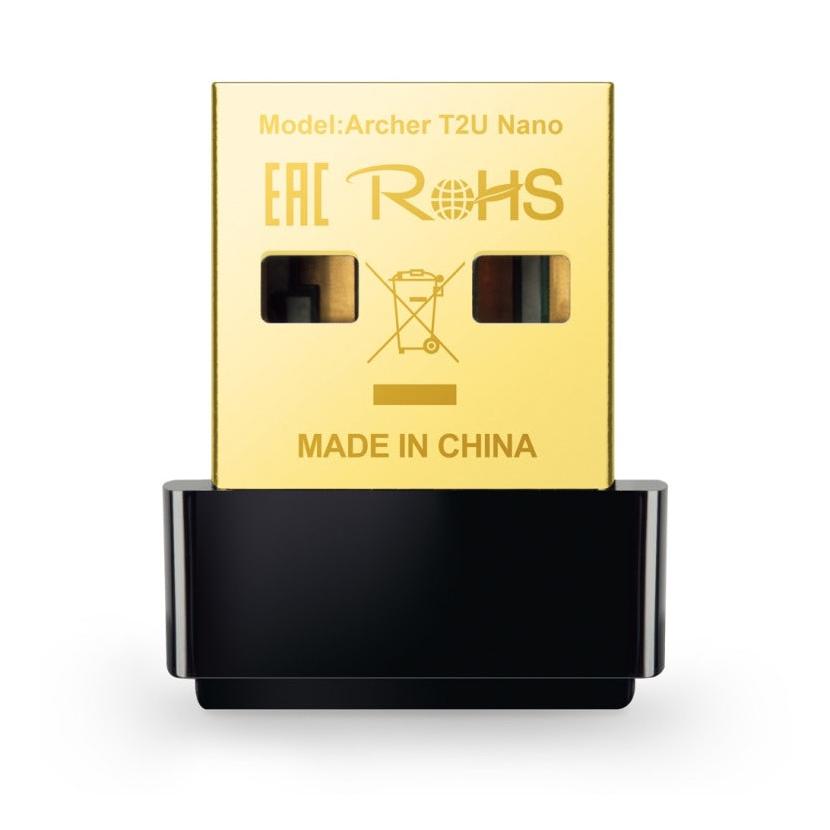 Adaptador TP-LINK Archer T2U Nano, USB, WLAN, 633 Mbits