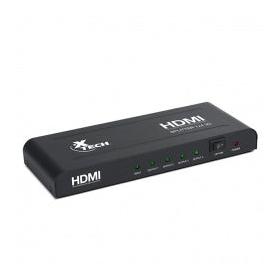 Xtech Adaptador HDMI, 2 Puertos, 1920 x 1080 Pixeles, Negro