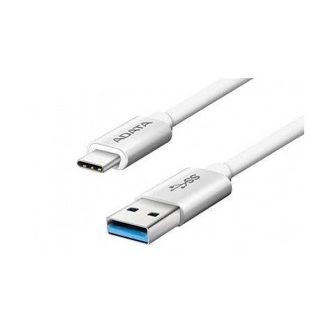Adata Cable USB C Macho - USB A Macho, 1 Metro, Blanco