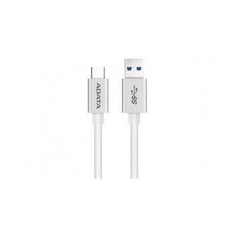 Adata Cable USB C Macho - USB A Macho, 1 Metro, Blanco