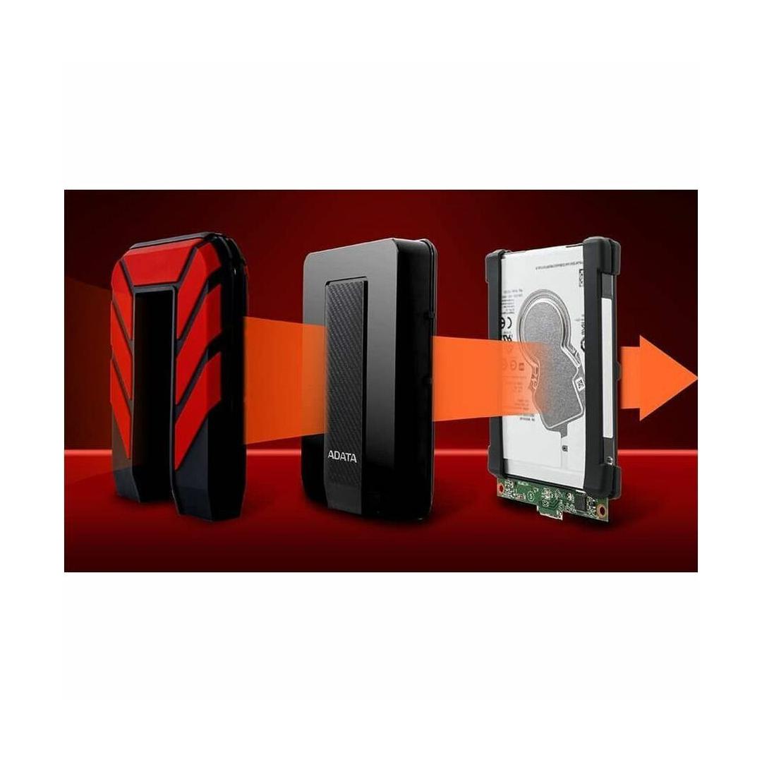 Disco Duro Externo Adata HD710 Pro 2.5'', 1TB, USB 3.0, Negro/Rojo, A Prueba de Agua y Golpes - para Mac/PC