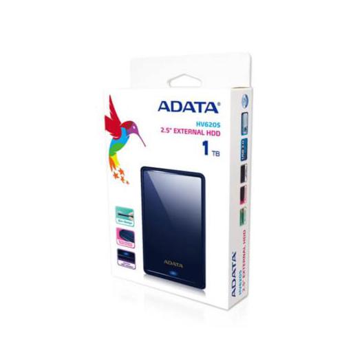 Disco Duro Externo Adata HV620S 2.5'', 1TB, USB 3.0, Azul - para Mac/PC