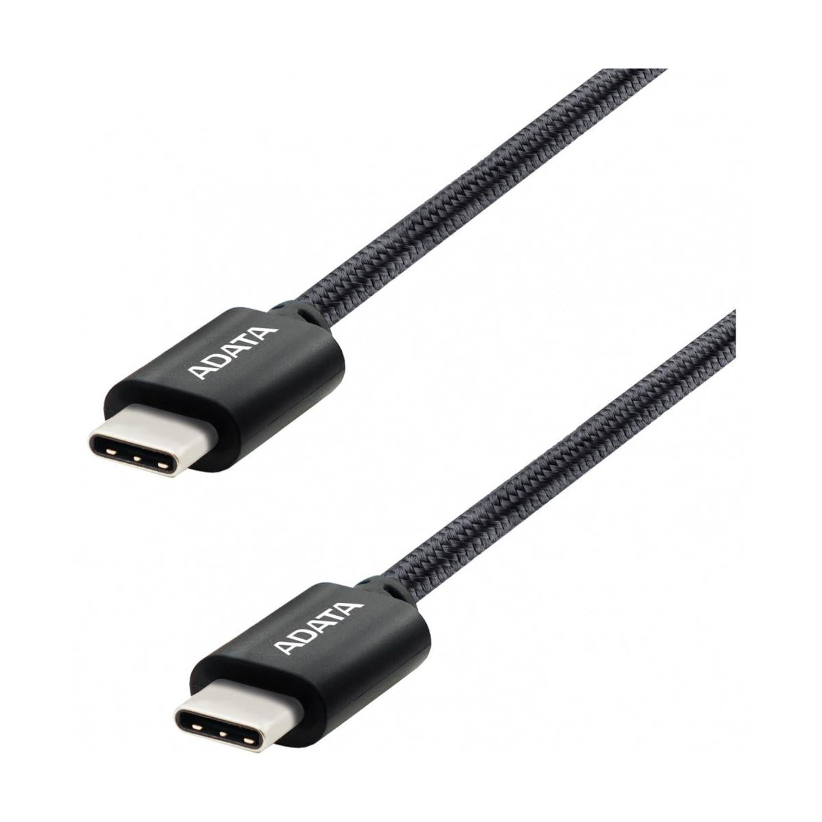 Adata Cable USB-C Macho - USB-C Macho, 1 Metro, Negro