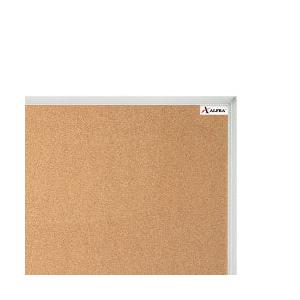 Alfra Tablero de Corcho White Star, 40x60cm, Marrón