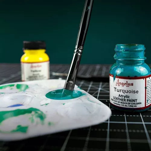 Kit Pinceles Sintéticos Angelus Paint Brushes 5 Piezas