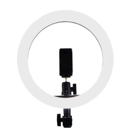 Aro de Luz LED para Celular con Tripie LRG300 10" Frío/Neutro/Cálido Negro -Game Factor