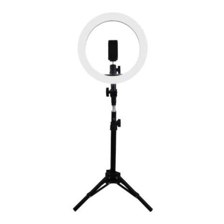 Aro de Luz LED para Celular con Tripie LRG300 10" Frío/Neutro/Cálido Negro -Game Factor