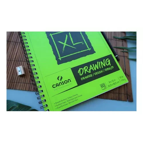 Block Canson Xl Drawing 114 G 22.9 X 30.5 Cms 60 Hojas