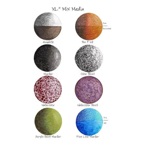 Block Mix Media Xl Canson 160 G 17.8 X 25.4 Cms 60 Hojas