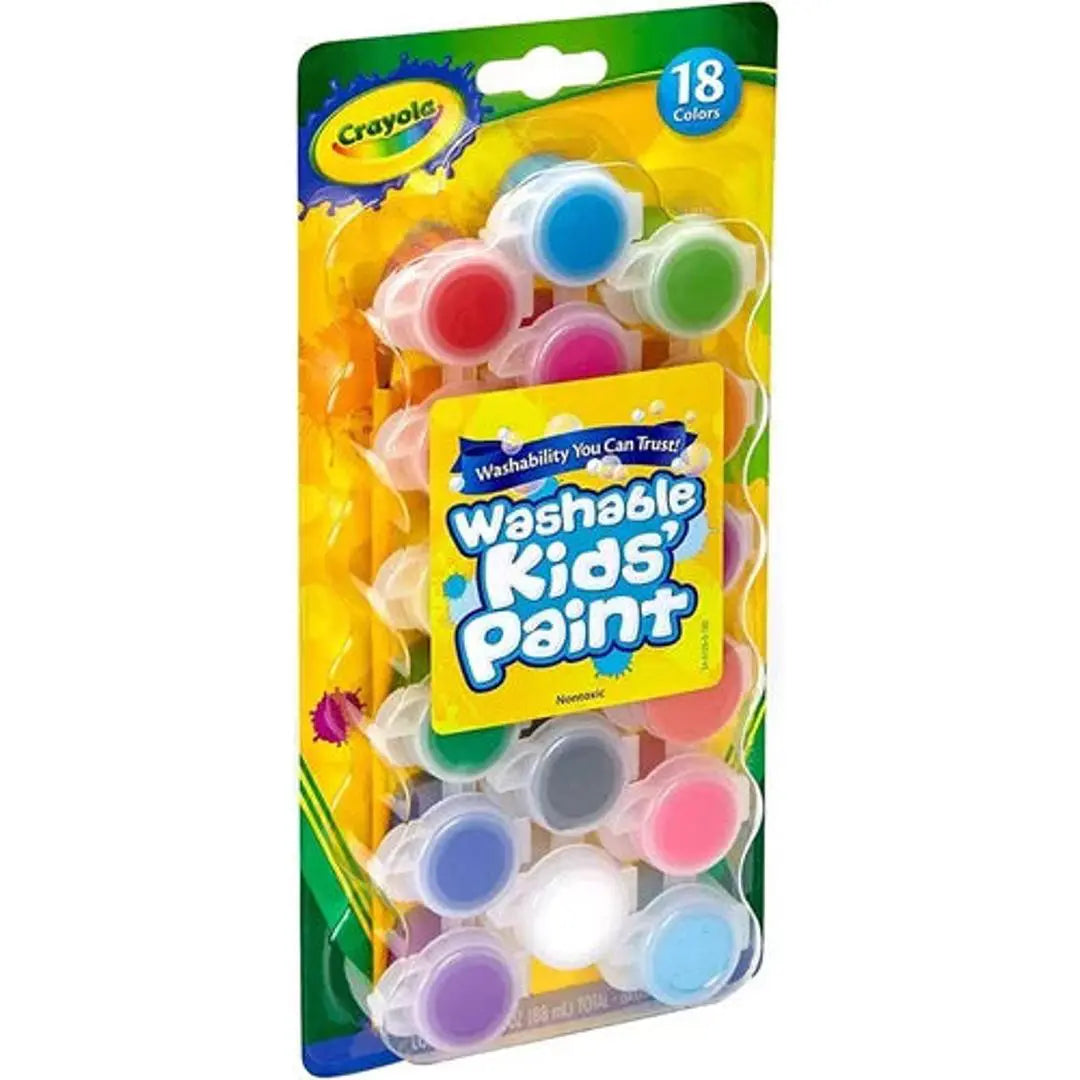 Pinturas Pinturitas Escolares Lavables Crayola 18 Colores