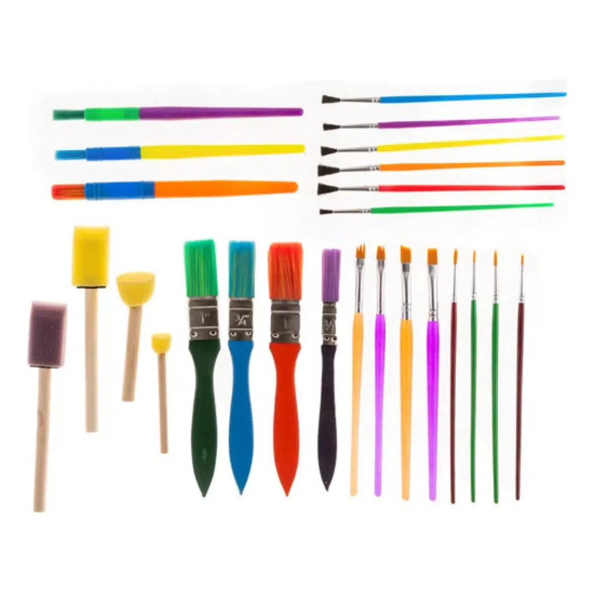 Juego De Pinceles Y Esponjas Do Arts Surtidos 25 Piezas
