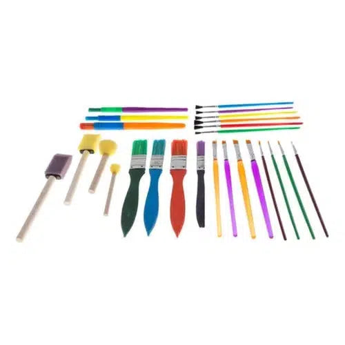 Juego De Pinceles Y Esponjas Do Arts Surtidos 25 Piezas