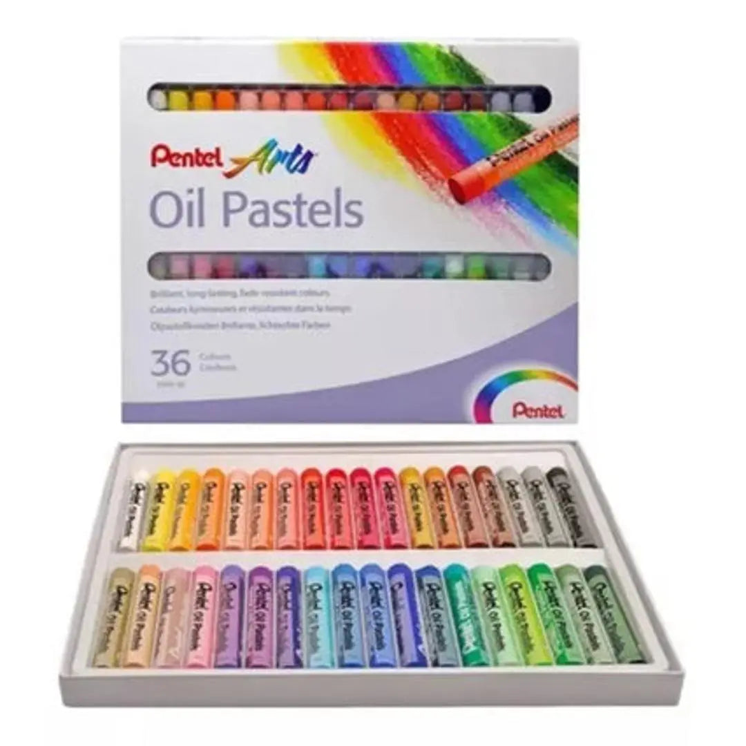 Gises Pastel De Aceite Pentel Arts Redondos