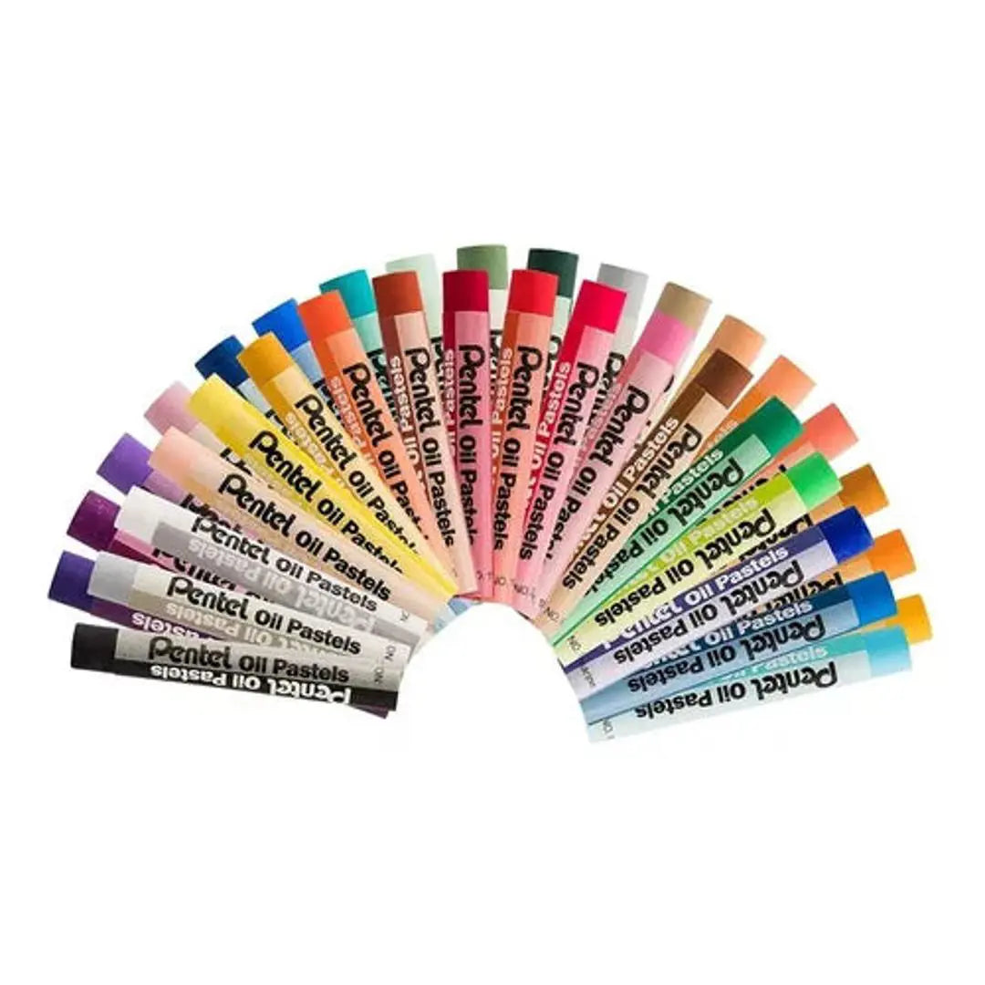 Gises Pastel De Aceite Pentel Arts Redondos