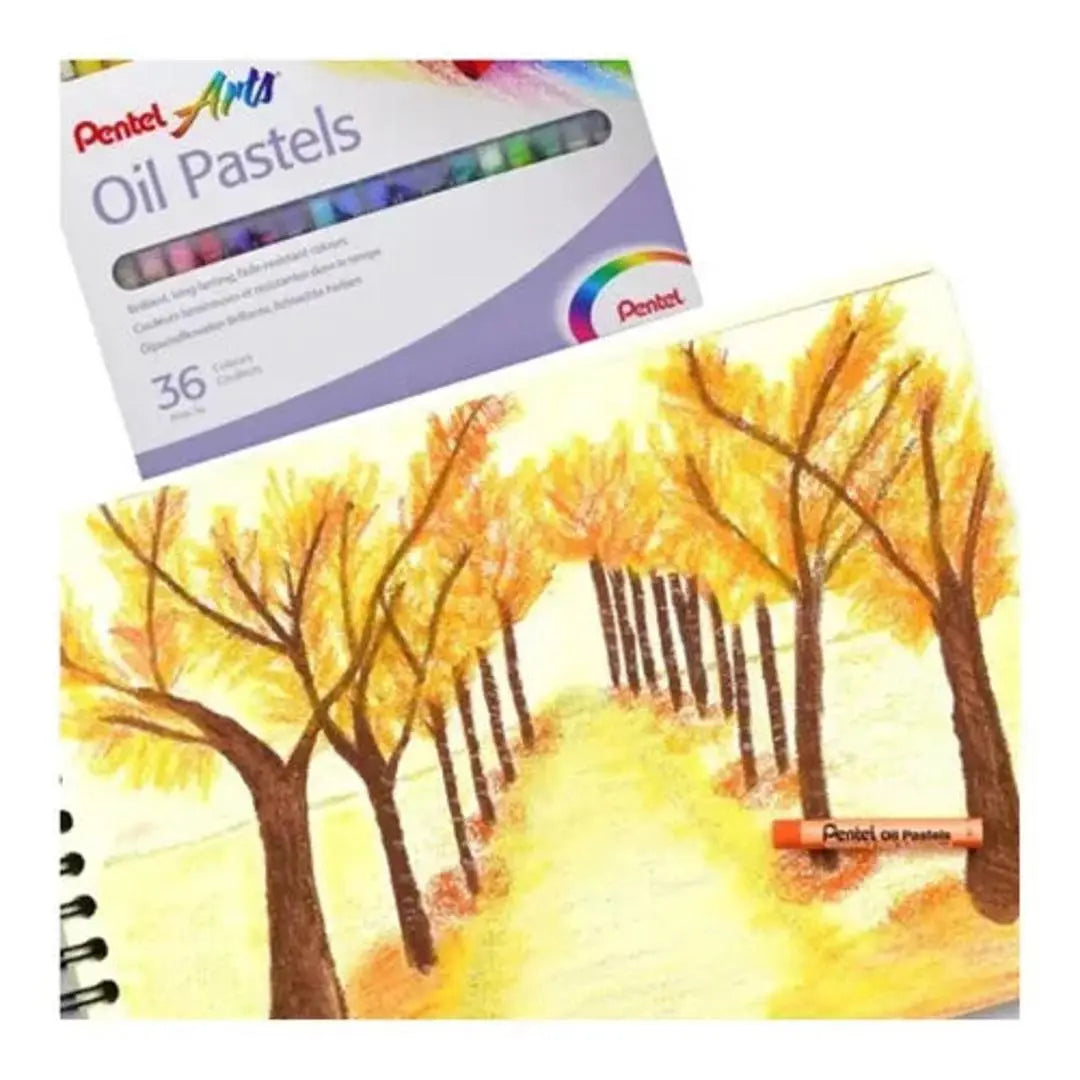 Gises Pastel De Aceite Pentel Arts Redondos