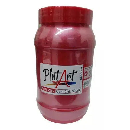 Pintura Acrílica Pintart Metálica 500 Ml Colores A Elegir