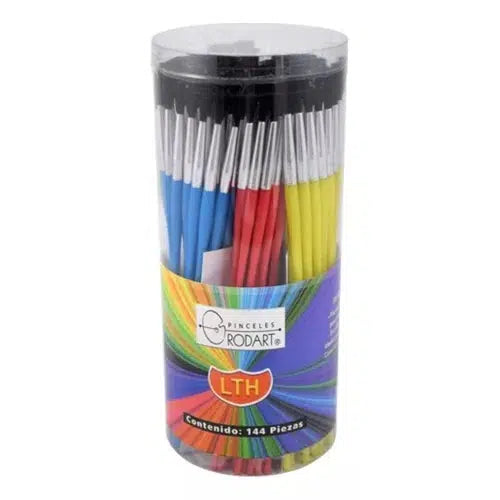 Kit De Pinceles Rodart Lth Escolares Varios Colores 144 Pz