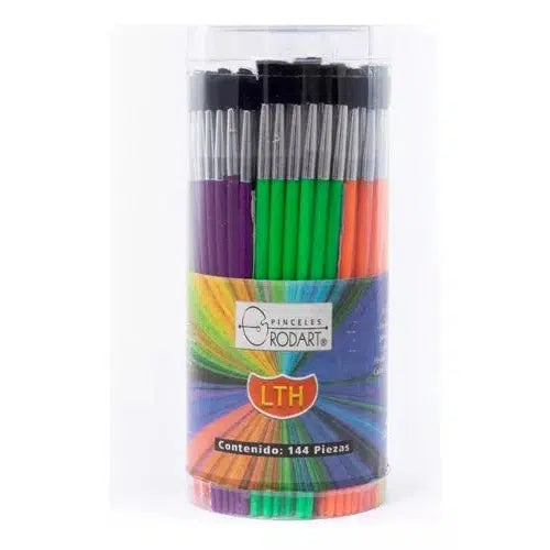 Kit De Pinceles Rodart Lth Escolares Varios Colores 144 Pz