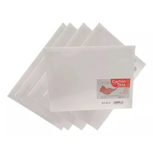 Cartón Con Tela 309 Rodart 100% Algodón 22 X 30 Cm 5 Piezas