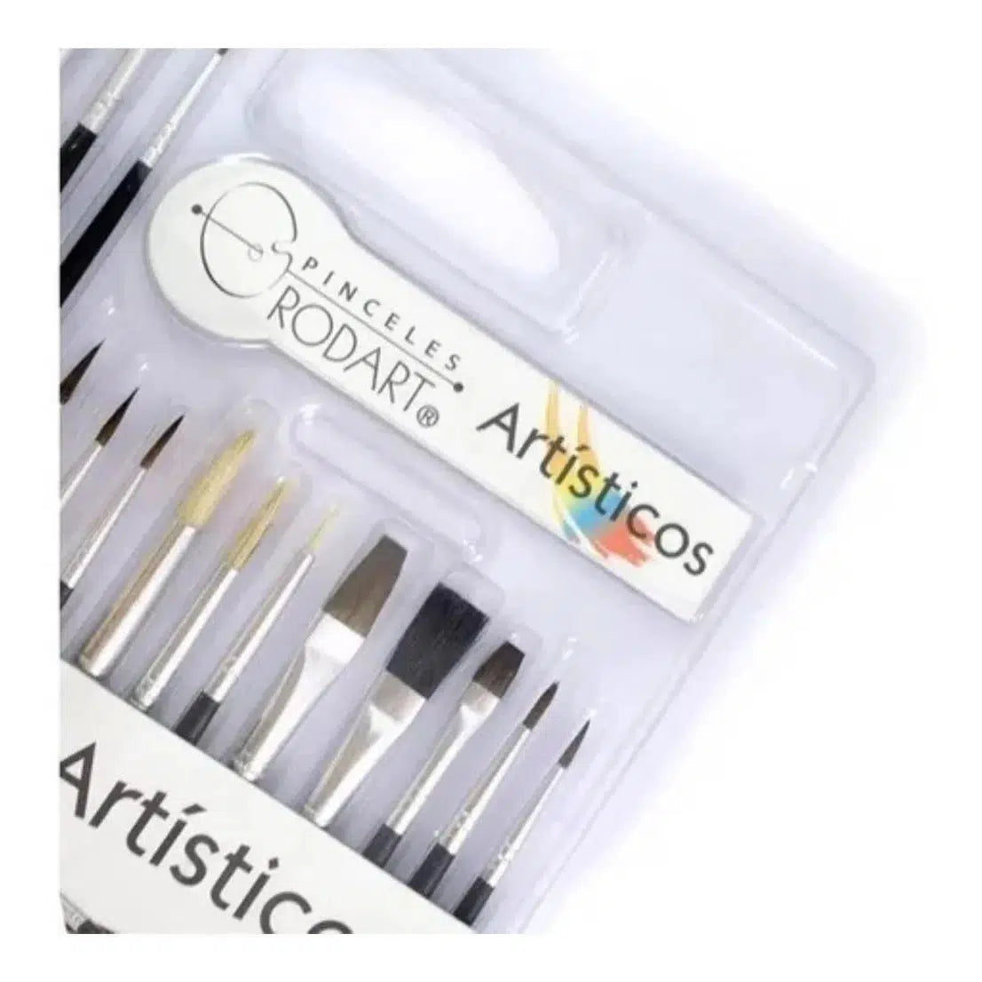 Kit 15 Pinceles Pintura Rodin Óleo Acrílico Acuarelas Arte