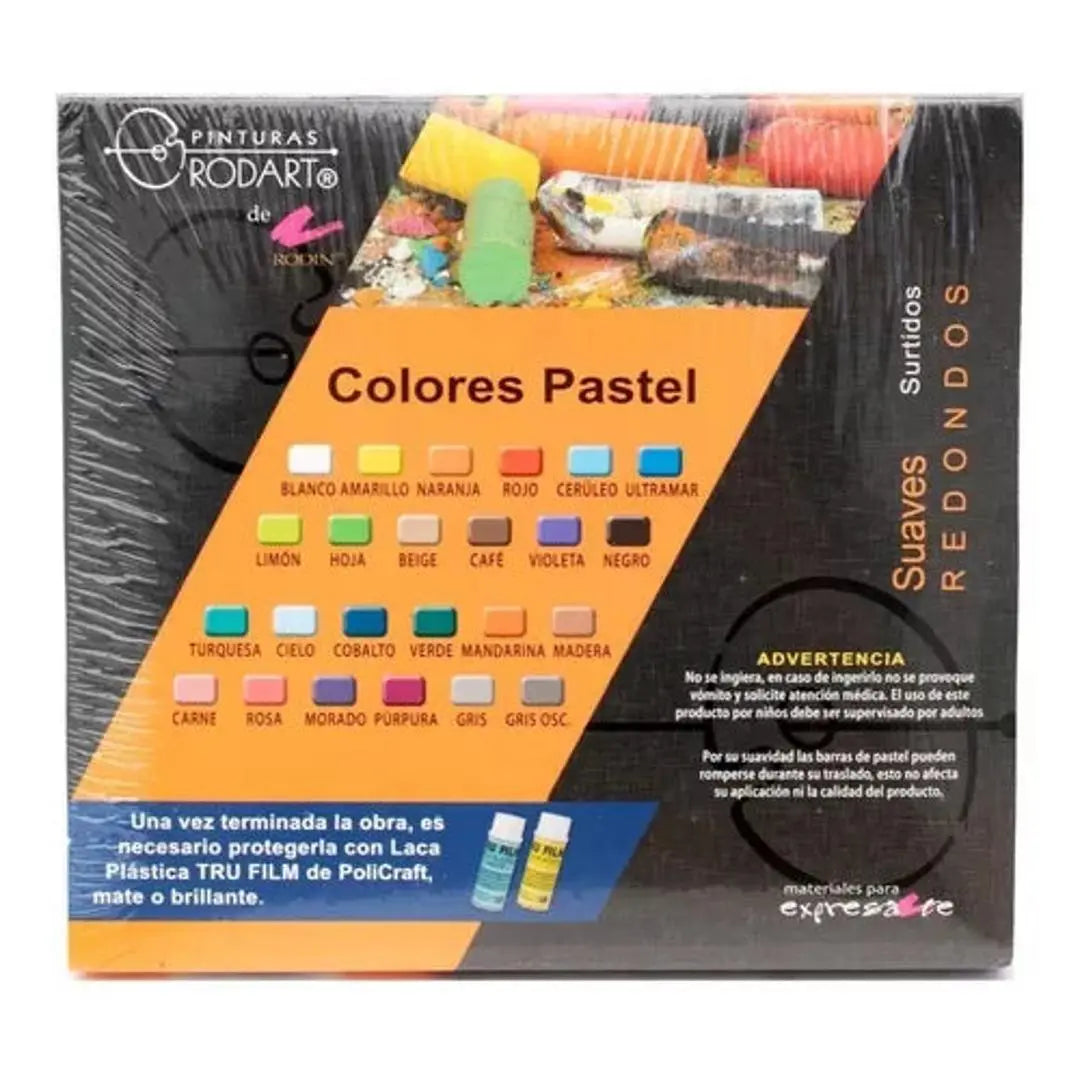 Gises Colores Pastel Suaves Redondos Rodin Rodart