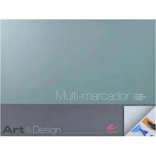 Block Multi Marcador Rodin 21.5 X 28 Cms 170 Gramos 15 Hojas