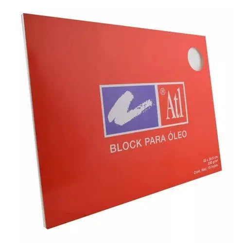 Block Para Óleo Atl Rodin 23 X 30.5 Cms 230 Gramos 15 Hojas