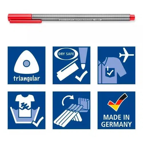 Plumón Marcador Triplus Fineliner 334 Staedtler 20 Piezas