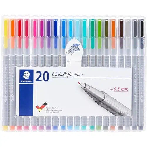 Plumón Marcador Triplus Fineliner 334 Staedtler 20 Piezas