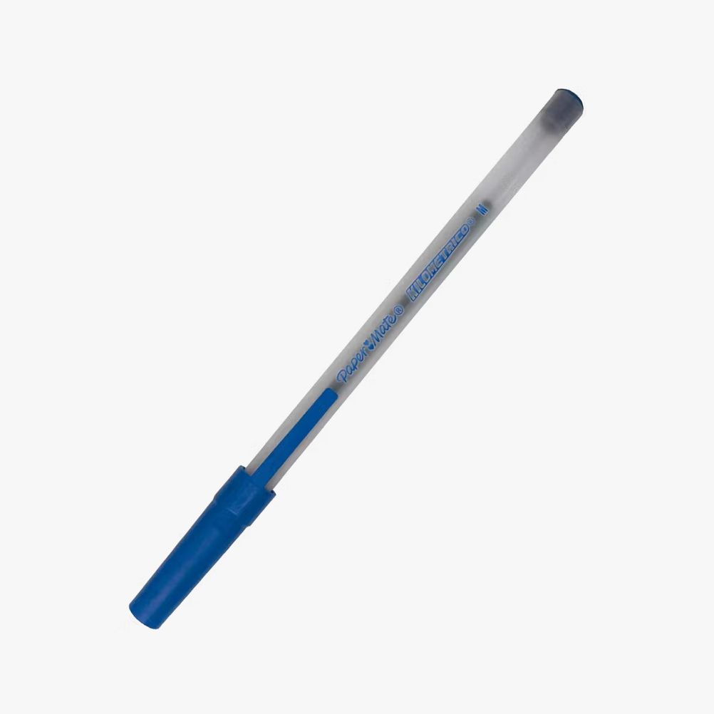 Boligrafo Papermate Kilometrico Economico Punta Media 1.0mm Tinta Color Azul 12 Pieza(s)