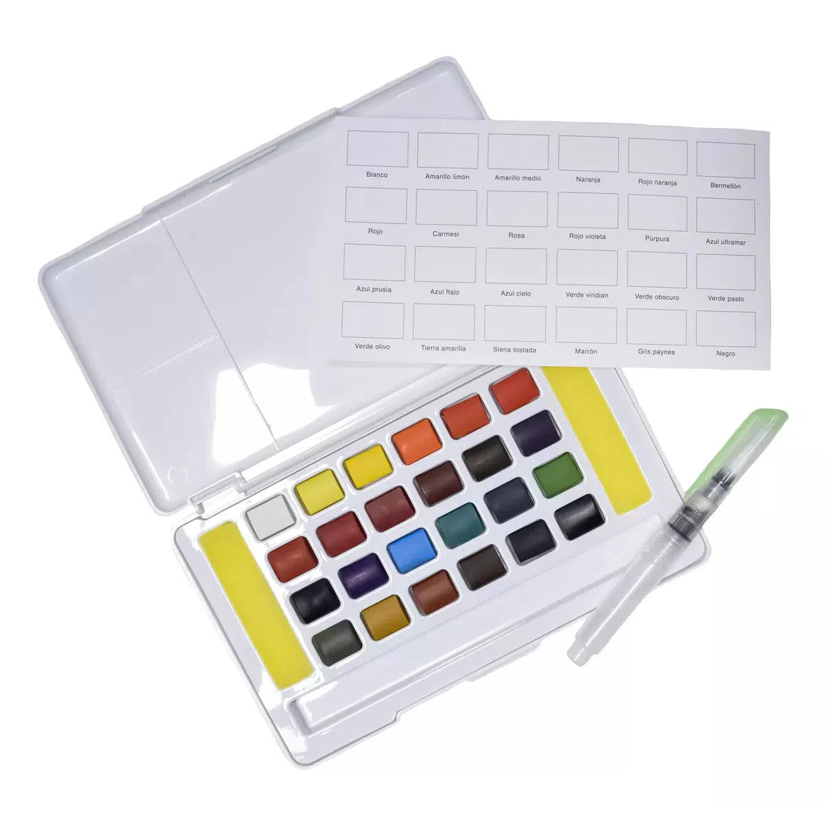 Estuche Portátil De Acuarela Atl Profesional 24 Colores