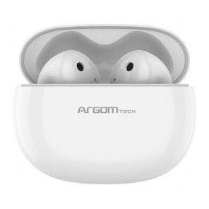 ArgomTech Audífonos Intrauriculares con Micrófono Skeipods E56, Bluetooth, Inalámbrico, Blanco/Azul