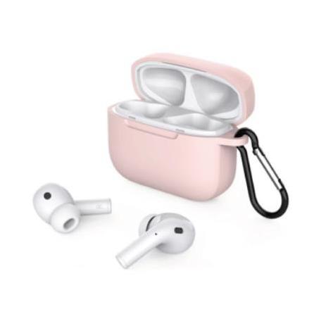 Argomtech Audífonos Intrauriculares con Micrófono Skeipods E71, Bluetooth, Inalámbrico, Blanco/Rosa