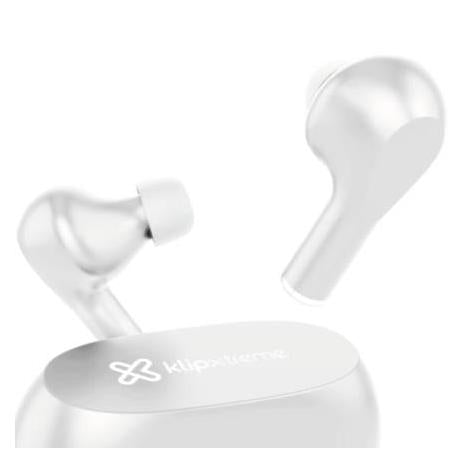Audífonos Intrauriculares con Micrófono ZoundBuds, Inalámbrico, Bluetooth, USB-C, Blanco Klip Xtreme