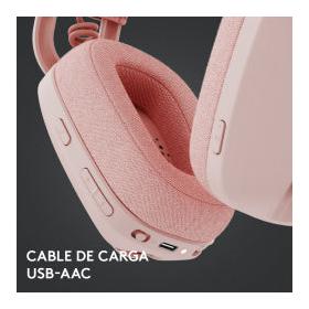 Logitech Audífonos con Micrófono Zone Vibe 100, Bluetooth, Inalámbrico, Rosa