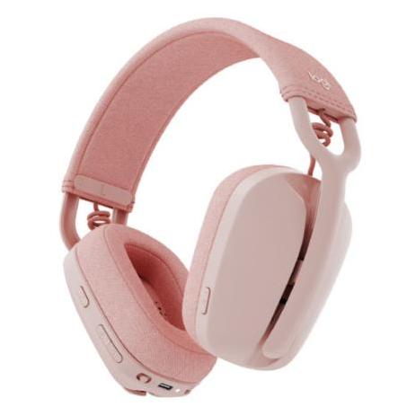 Logitech Audífonos con Micrófono Zone Vibe 100, Bluetooth, Inalámbrico, Rosa