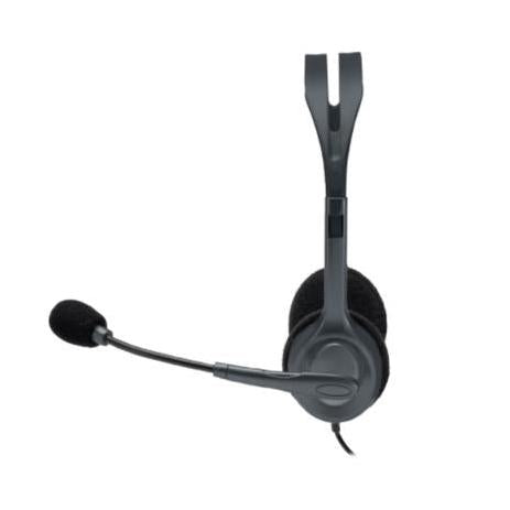 Logitech Audífonos con Micrófono H111, Alámbrico, 1.8 Metros, 3.5mm