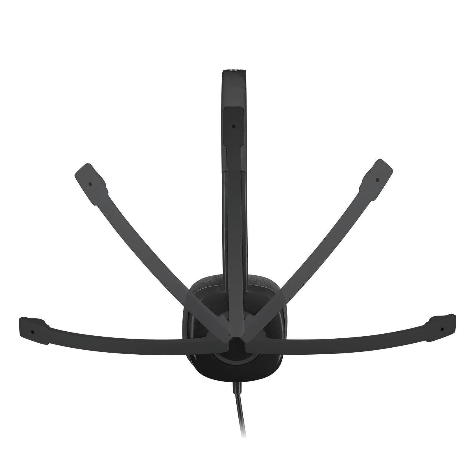 Logitech Audífonos con Micrófono H151, Alámbrico, 3.5mm, Negro