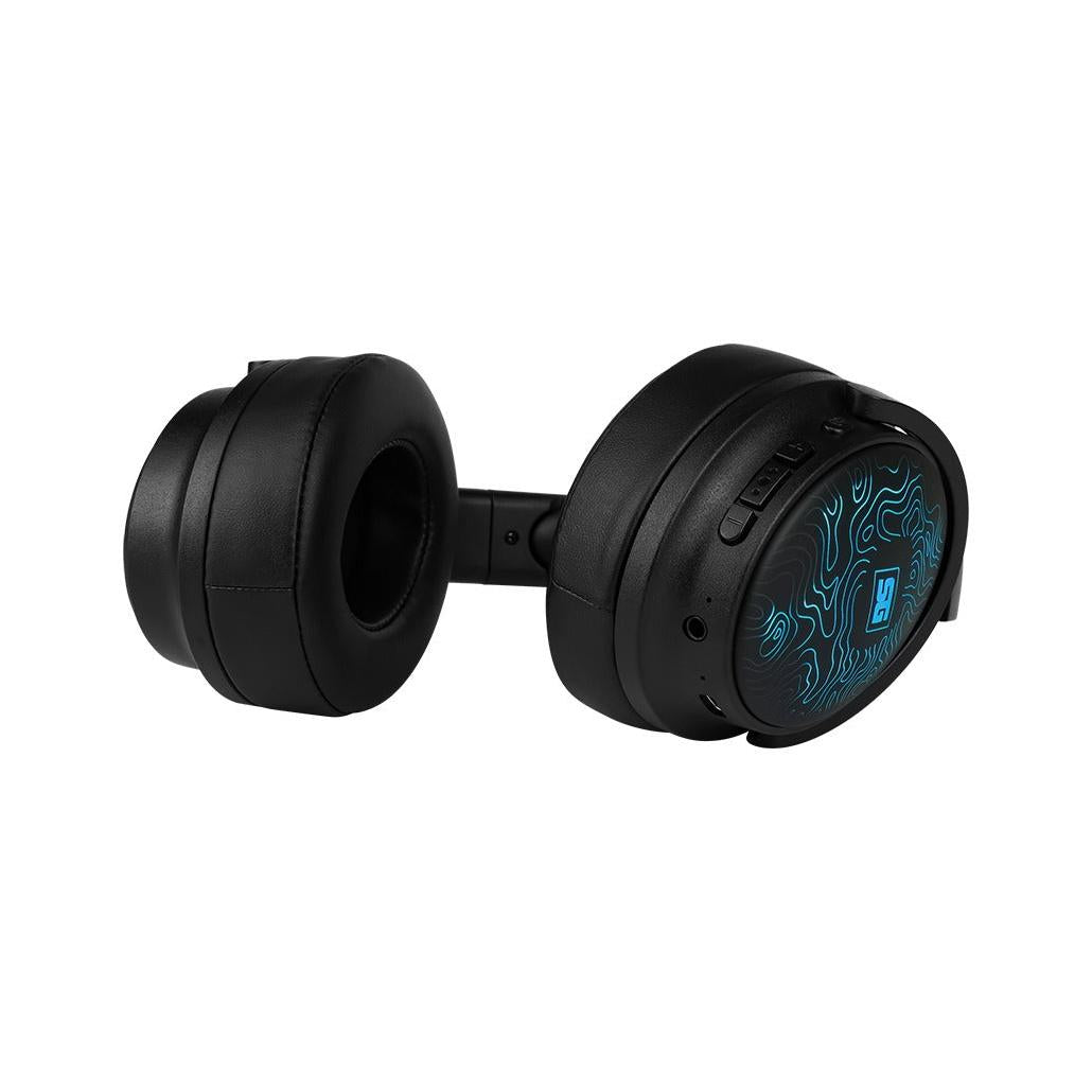 Audífonos con Micrófono Start The Game HPB-401-LED Bluetooth Alámbrico/Inalámbrico 3.5mm Negro