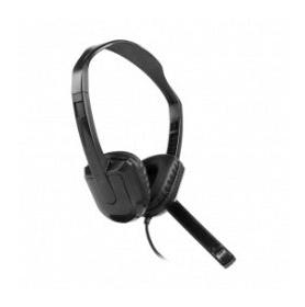 Vorago Audífonos con Micrófono HS-400, Alámbrico, 1.8 Metros, USB-A, Negro