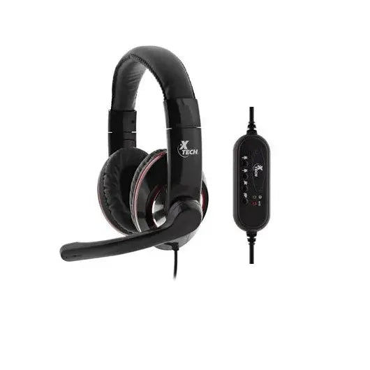 Audífonos Gamer Kalamos para PC, Alámbrico, 1.8 Metros, USB, Negro Xtech