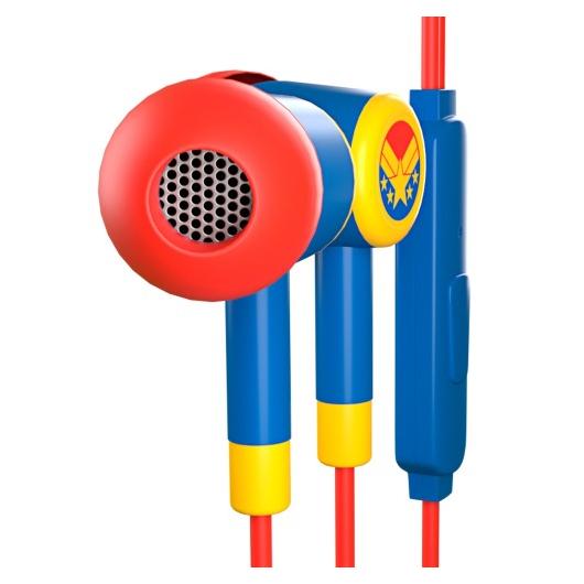 Audifonos XTech Cableados 3.5mm Capitan Marvel XTE-M100CM - Factor de forma Intraaural - Color Rojo y azul