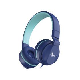 Xtech Audífonos para Niños con Micrófono AVID, Alámbrico, 1.10 Metros, 3.5mm, Azul