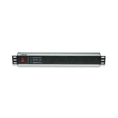 Intellinet Barra Multicontacto de 7 Posiciones para Rack/Gabinete 19'' - Tipo EEUU
