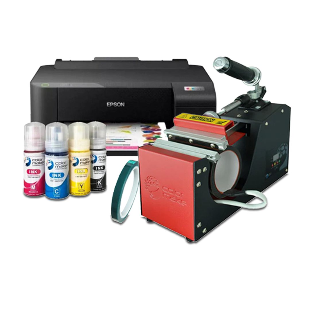 Kit Básico Color Make Plancha para Sublimar + Impresora
