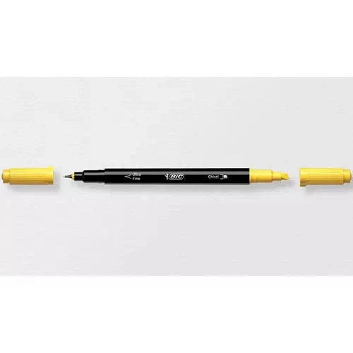 Resaltador Bic Intensity Doble Punta Pincel Y Fino 6 Piezas