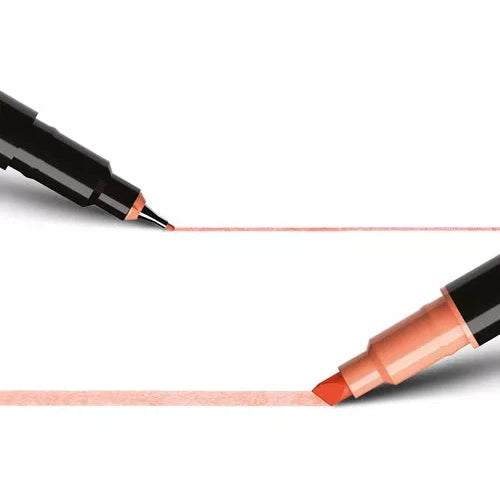 Resaltador Bic Intensity Doble Punta Pincel Y Fino 6 Piezas