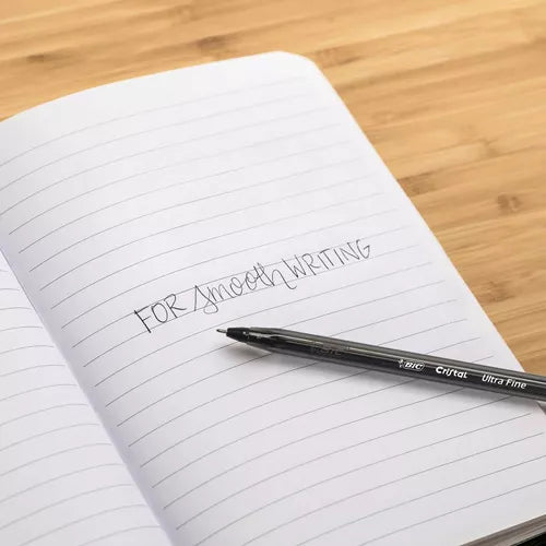 Pluma de Gel Bolígrafo Pluma Bic Cristal Punto Ultrafino 0.7 Mm 15 Piezas