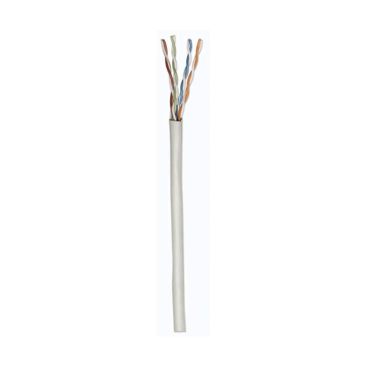 Intellinet Bobina de Cable Patch Cat6 UTP, 305 Metros, Sólido, Gris